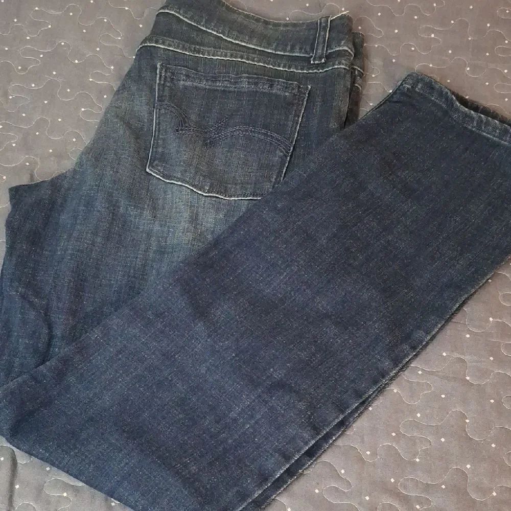 Wrangler Dark Wash Straight Leg Jeans size 13